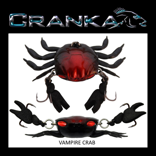Crab Treble Hook Model - 50mm - Light 3.9 Gram - VAMPIRE CRAB