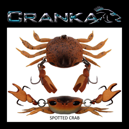 Crab - Treble Hook Model - 65mm - SPOTTED CRAB