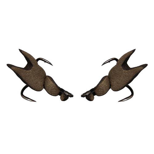Replacement Claw - 2 x Hook Set - Crab 50mm Treble Hook Model - BROWN CLAW SETS